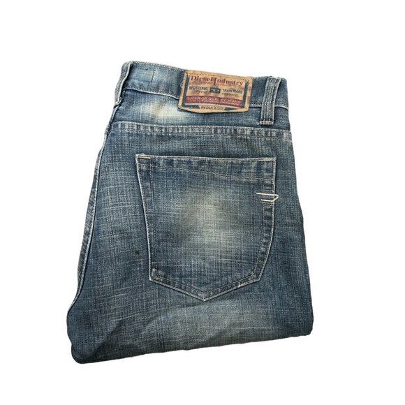 Vintage Diesel Jeans Size 34 Blue - Picture 3 of 6